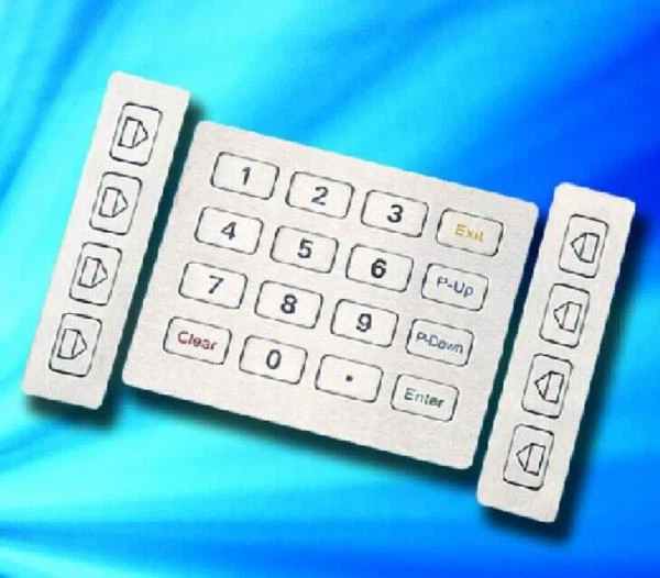 Stainless Steel ATM Extended Function Key with 4 Function Keys